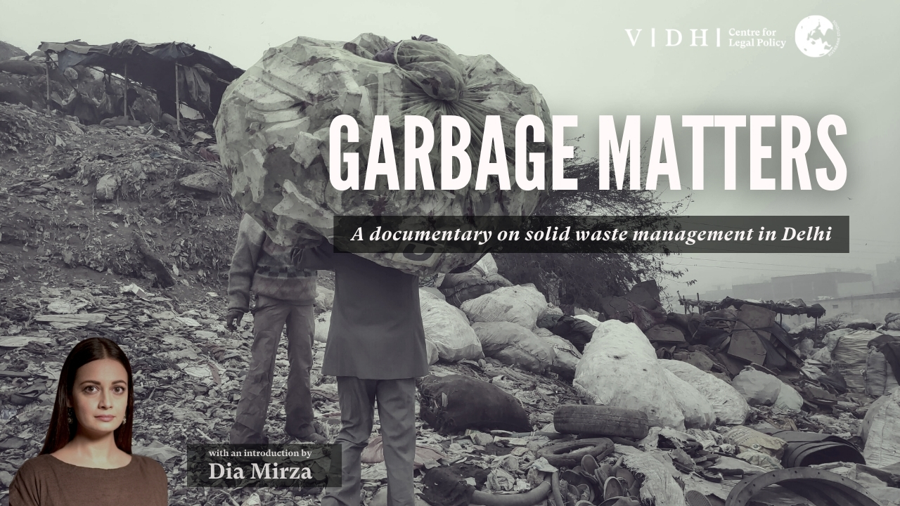 Poster of Garbage Matters, a documentary on municipal waste management in Delhi